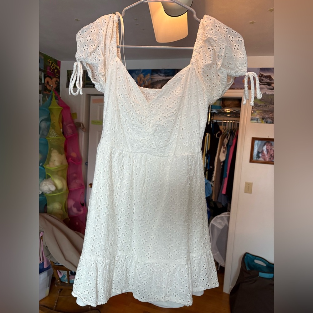 Windsor White Eyelet Dress